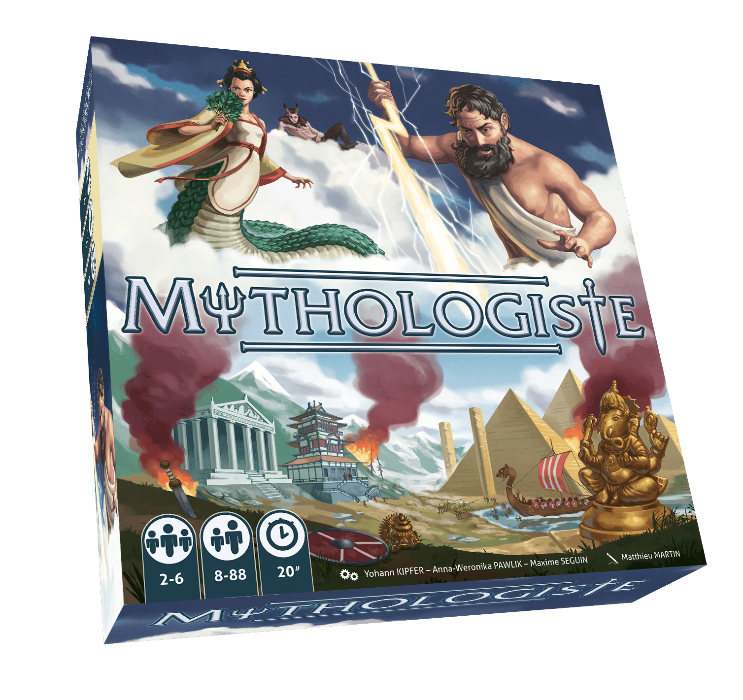 Boîte du jeu de société Mythologiste